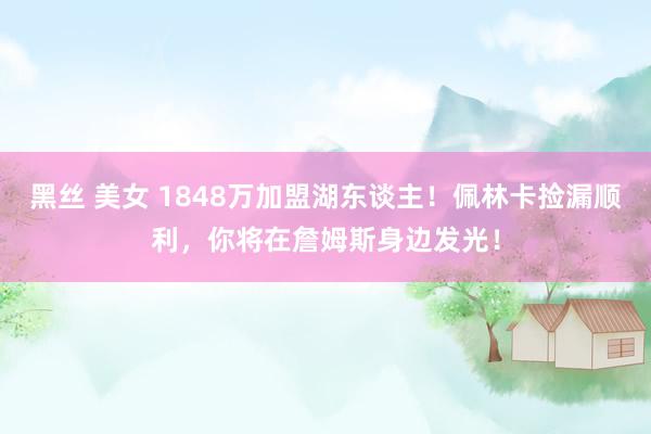 黑丝 美女 1848万加盟湖东谈主！佩林卡捡漏顺利，你将在詹姆斯身边发光！