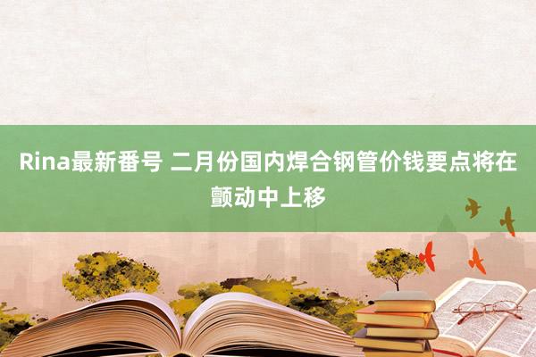 Rina最新番号 二月份国内焊合钢管价钱要点将在颤动中上移