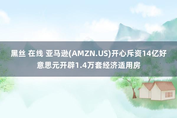 黑丝 在线 亚马逊(AMZN.US)开心斥资14亿好意思元开辟1.4万套经济适用房